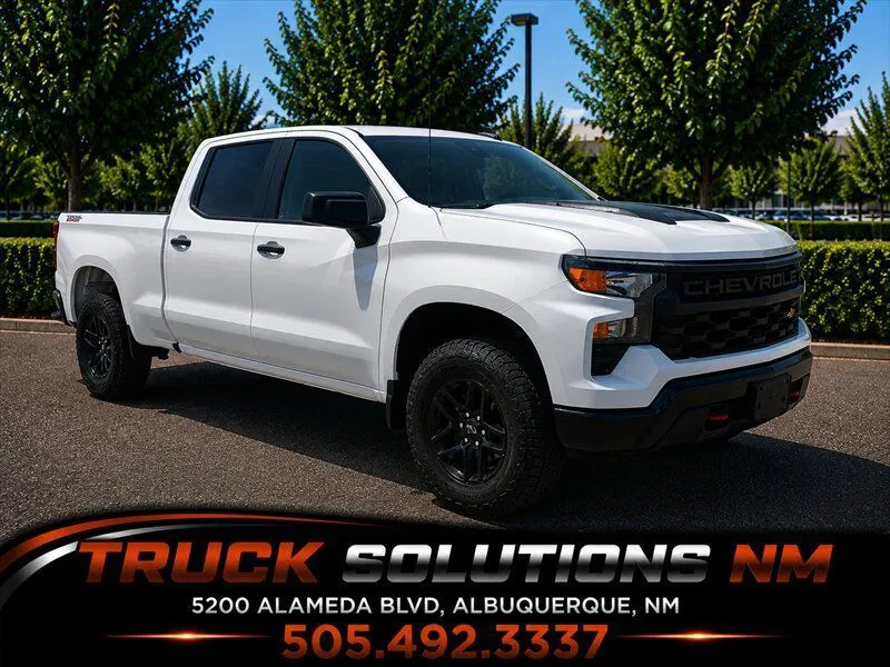 White 2023 Chevrolet Silverado 1500 Custom Trail Boss for sale in Albuquerque, NM