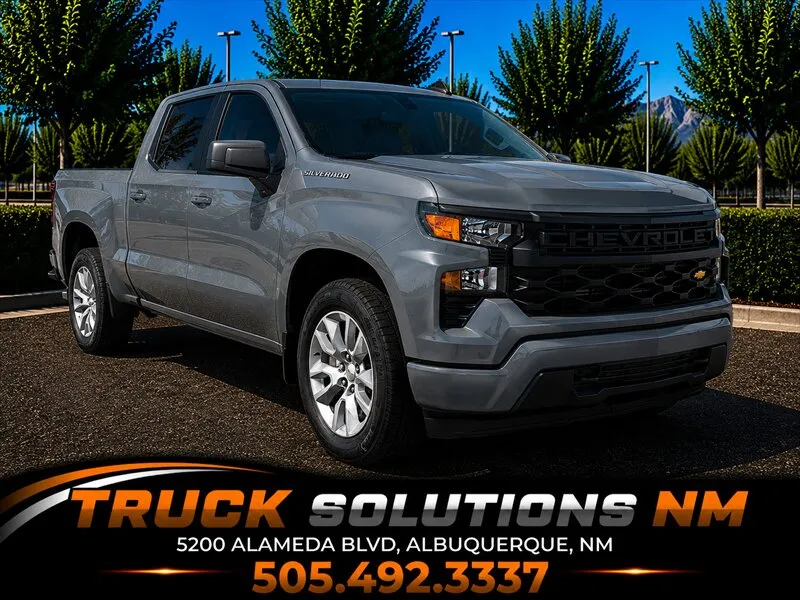 Gray 2024 Chevrolet Silverado 1500 Custom for sale in Albuquerque, NM