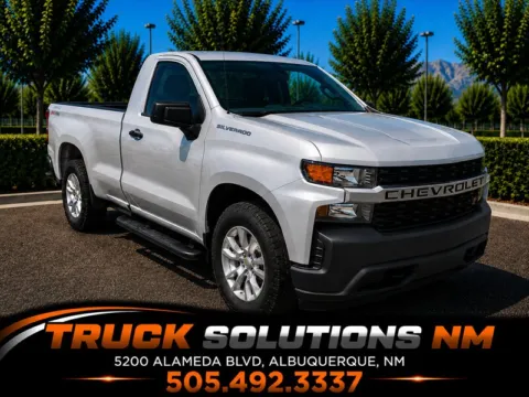 Silver 2021 Chevrolet Silverado 1500 Work Truck for sale in Albuquerque, NM
