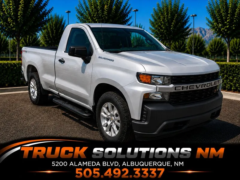 Silver 2021 Chevrolet Silverado 1500 Work Truck for sale in Albuquerque, NM