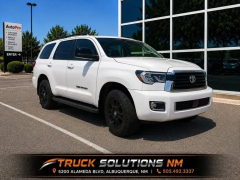 White 2019 Toyota Sequoia TRD Sport for sale in Albuquerque, NM