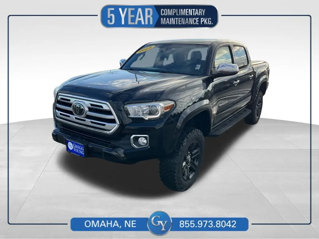 Black 2018 Toyota Tacoma Limited for sale in Omaha, NE