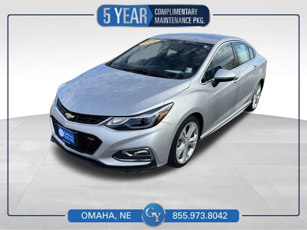 Silver 2016 Chevrolet Cruze Premier for sale in Omaha, NE
