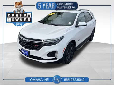 White 2023 Chevrolet Equinox RS for sale in Omaha, NE