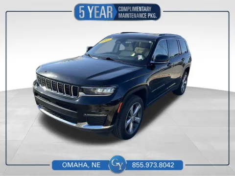 Black 2022 Jeep Grand Cherokee L Limited for sale in Omaha, NE