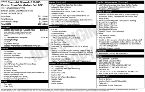 Photos of 2025 Chevrolet Silverado 2500HD Custom for sale in Omaha, NE at Gregg Young Chevrolet - Omaha