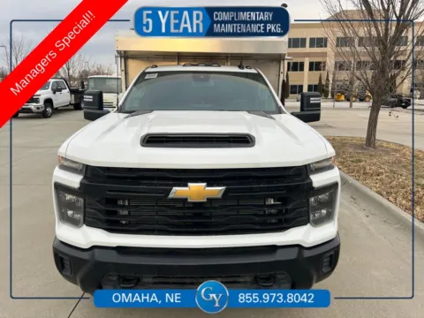 White 2025 Chevrolet Silverado 3500HD Work Truck for sale in Omaha, NE