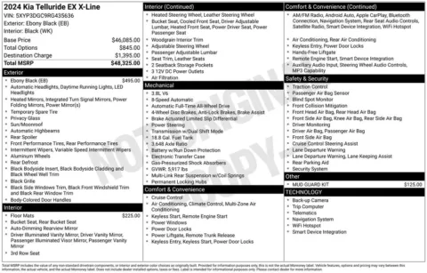 Photos of 2024 Kia Telluride EX X-Line for sale in Omaha, NE at Gregg Young Chevrolet - Omaha