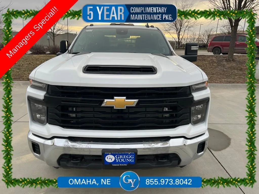 White 2024 Chevrolet Silverado 3500HD Work Truck for sale in Omaha, NE