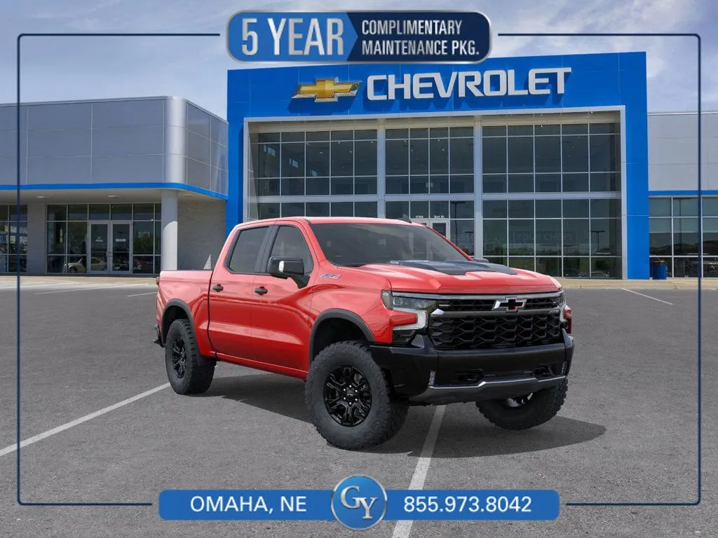 Red 2026 Chevrolet Silverado 1500 ZR2 for sale in Omaha, NE