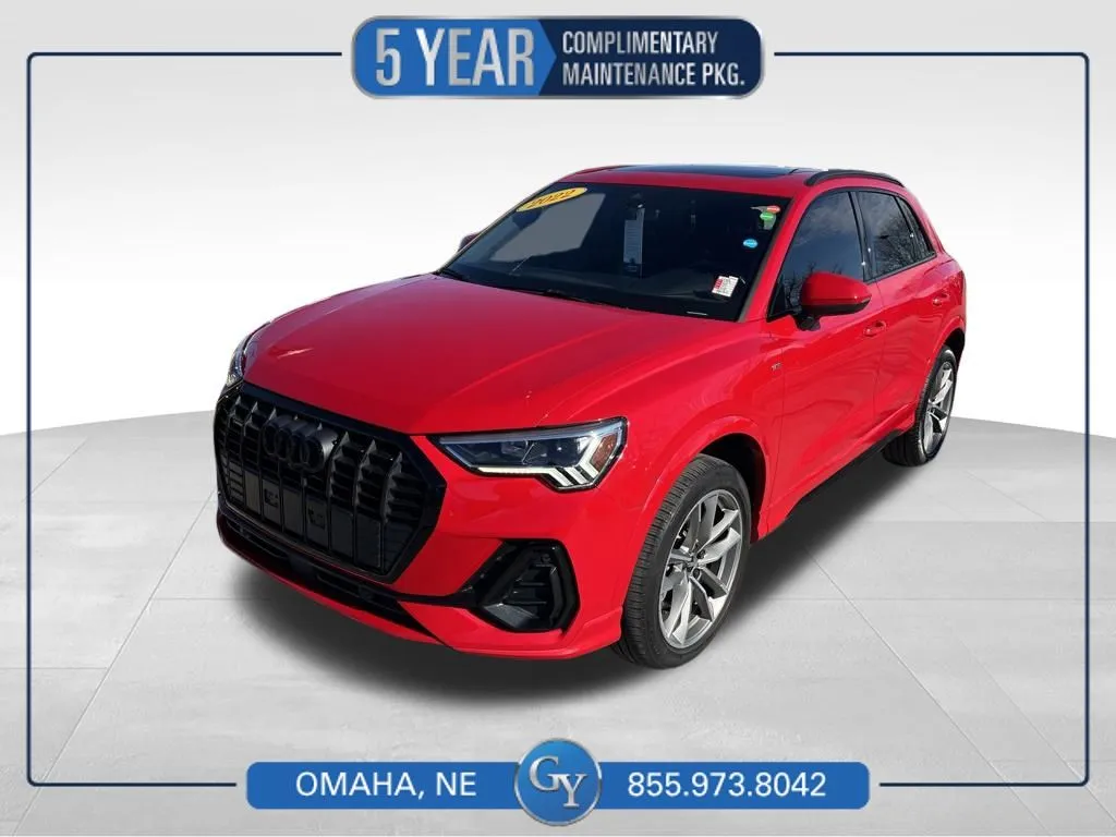 Red 2022 Audi Q3 Premium Plus for sale in Omaha, NE