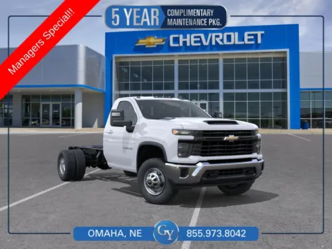 White 2026 Chevrolet Silverado 3500HD Work Truck for sale in Omaha, NE
