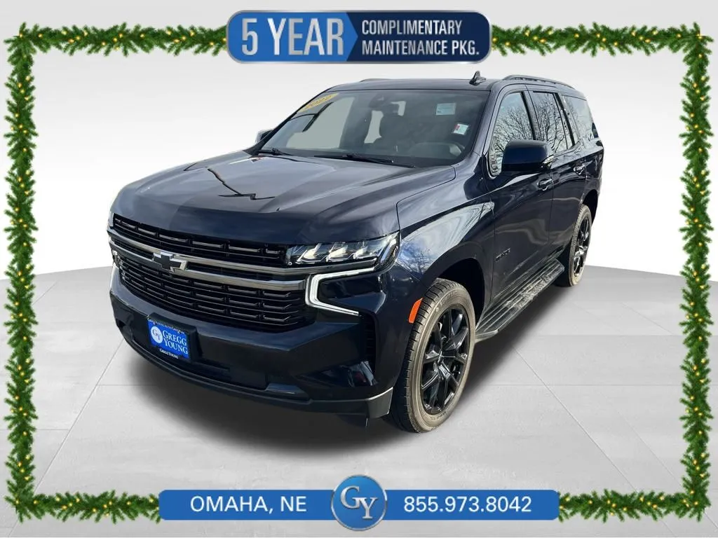 Blue 2022 Chevrolet Tahoe RST for sale in Omaha, NE