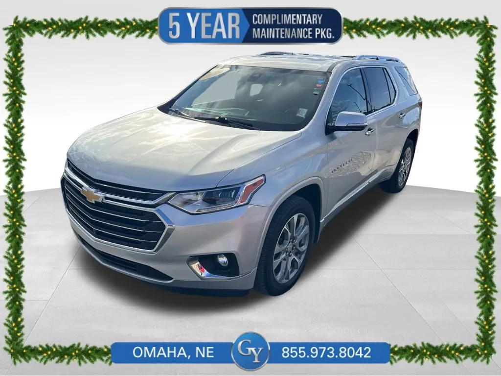 Silver 2020 Chevrolet Traverse Premier for sale in Omaha, NE