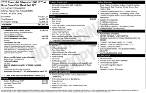 Photos of 2025 Chevrolet Silverado 1500 LT Trail Boss for sale in Omaha, NE at Gregg Young Chevrolet - Omaha