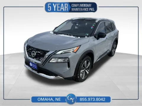 Black 2021 Nissan Rogue Platinum for sale in Omaha, NE