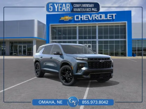 Blue 2026 Chevrolet Traverse RS for sale in Omaha, NE
