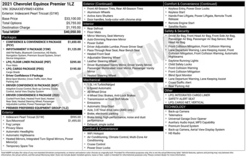 Photos of 2021 Chevrolet Equinox Premier for sale in Omaha, NE at Gregg Young Chevrolet - Omaha