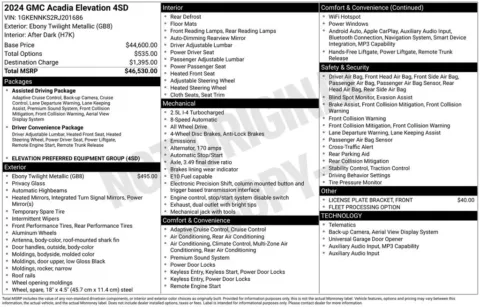 Photos of 2024 GMC Acadia Elevation for sale in Omaha, NE at Gregg Young Chevrolet - Omaha