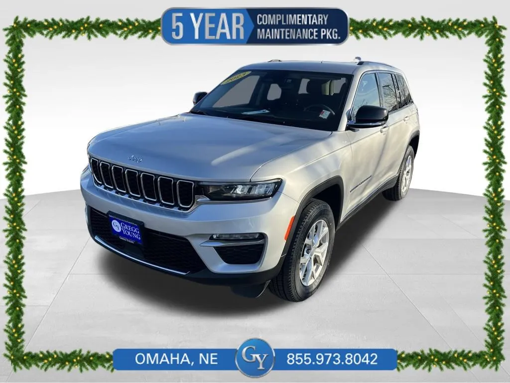 Silver 2023 Jeep Grand Cherokee Limited for sale in Omaha, NE