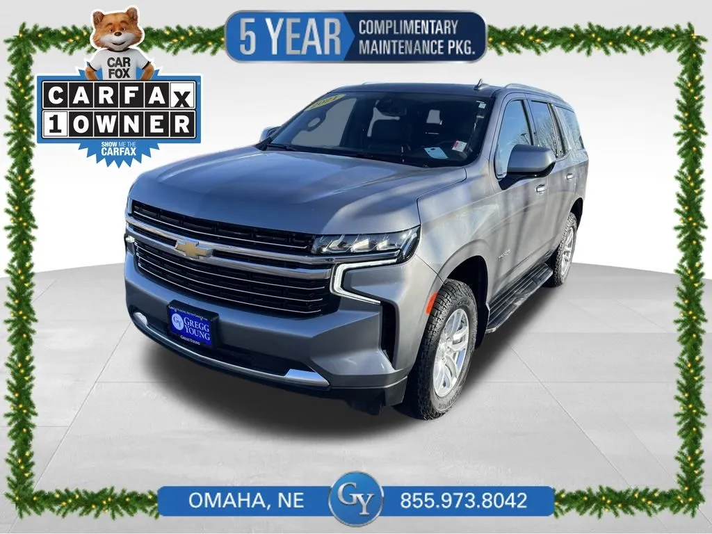 Gray 2021 Chevrolet Tahoe LT for sale in Omaha, NE