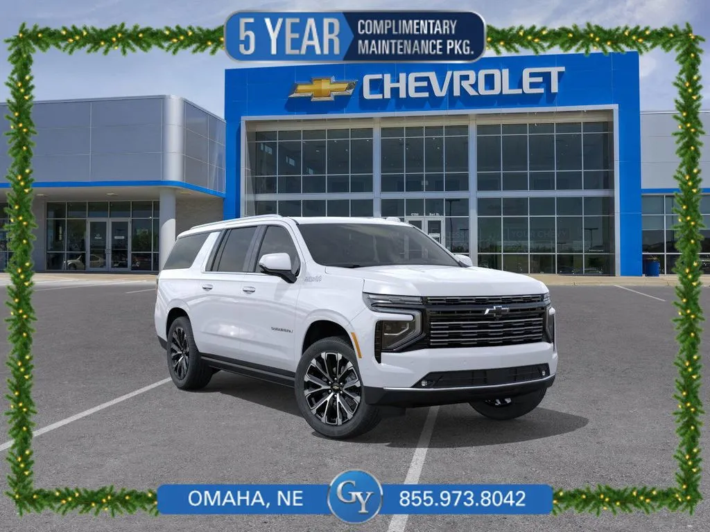 White 2026 Chevrolet Suburban High Country for sale in Omaha, NE