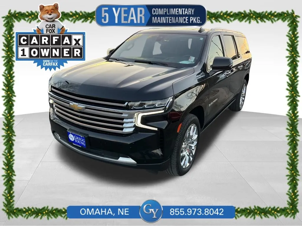 Black 2021 Chevrolet Suburban High Country for sale in Omaha, NE