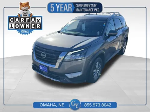 Gray 2022 Nissan Pathfinder SL for sale in Omaha, NE