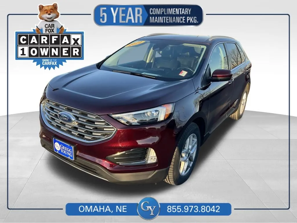 Red 2022 Ford Edge SEL for sale in Omaha, NE