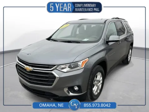 Gray 2020 Chevrolet Traverse LT Cloth for sale in Omaha, NE