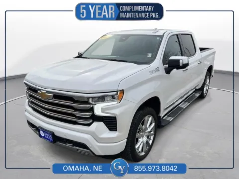 White 2022 Chevrolet Silverado 1500 High Country for sale in Omaha, NE