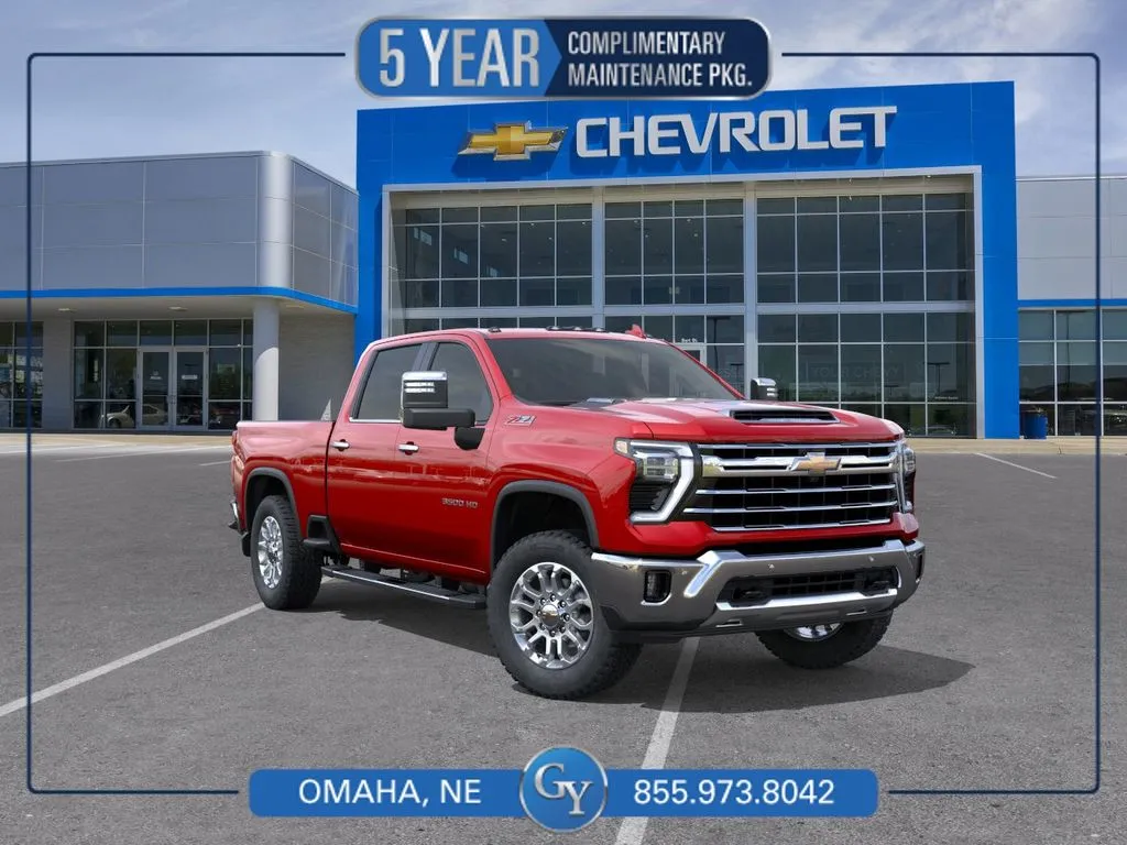 Red 2026 Chevrolet Silverado 3500HD LTZ for sale in Omaha, NE