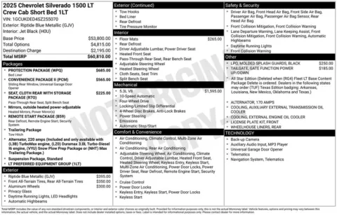 Photos of 2025 Chevrolet Silverado 1500 LT for sale in Omaha, NE at Gregg Young Chevrolet of Omaha