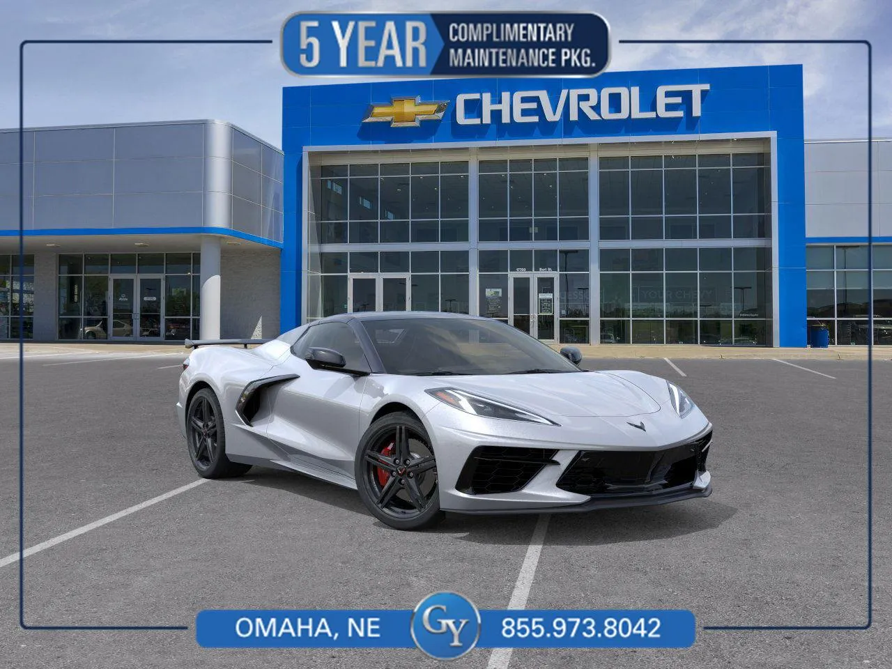 Silver 2026 CHEVROLET CORVETTE STINGR Stingray for sale in Omaha, NE