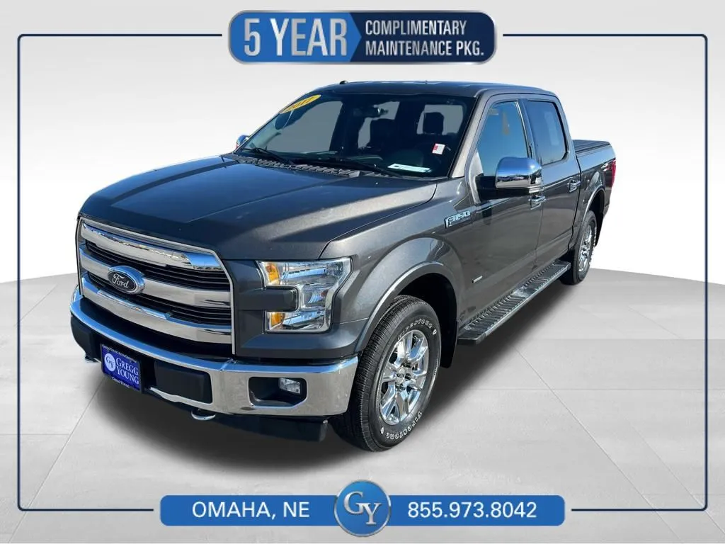 Gray 2017 Ford F-150 Lariat for sale in Omaha, NE