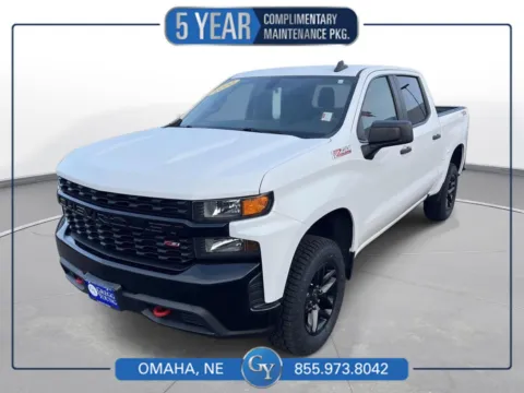 White 2020 CHEVROLET SILVERADO 1500 Custom Trail Boss for sale in Omaha, NE