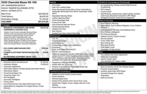 Photos of 2020 Chevrolet Blazer RS for sale in Omaha, NE at Gregg Young Chevrolet - Omaha