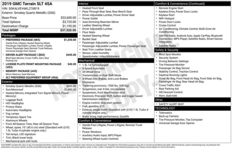 Photos of 2019 GMC Terrain SLT for sale in Omaha, NE at Gregg Young Chevrolet - Omaha