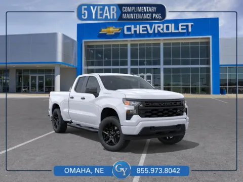 White 2026 Chevrolet Silverado 1500 Custom for sale in Omaha, NE