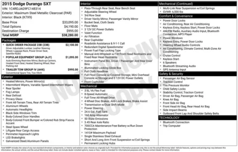 Photos of 2015 Dodge Durango SXT for sale in Omaha, NE at Gregg Young Chevrolet of Omaha