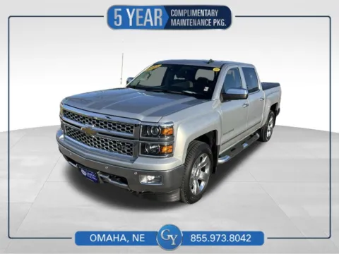 Silver 2015 Chevrolet Silverado 1500 LTZ for sale in Omaha, NE