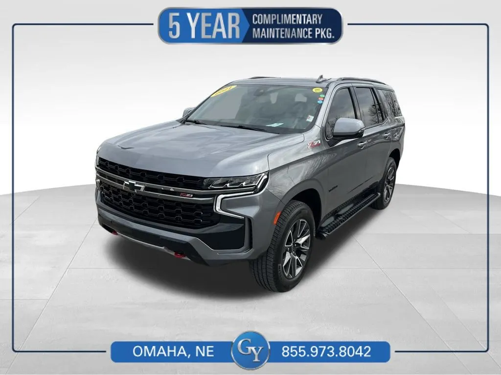 Gray 2021 Chevrolet Tahoe Z71 for sale in Omaha, NE