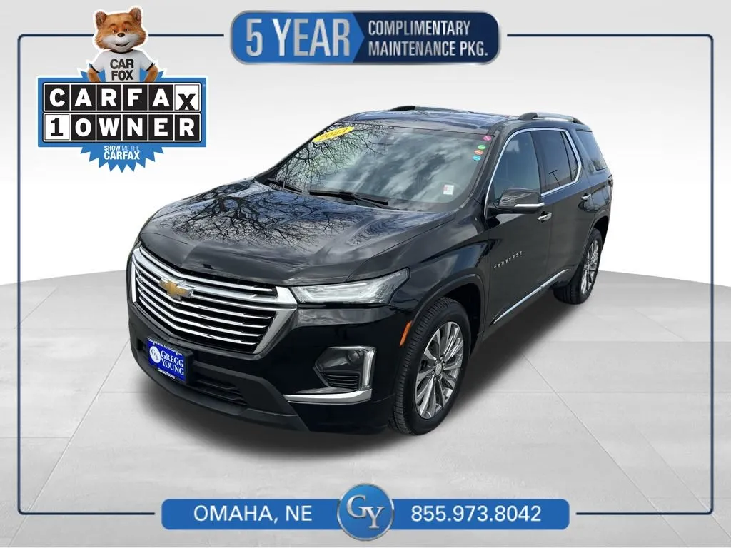 Black 2023 Chevrolet Traverse Premier for sale in Omaha, NE