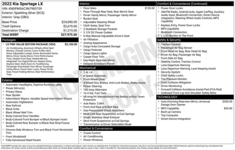 Photos of 2022 Kia Sportage LX for sale in Omaha, NE at Gregg Young Chevrolet of Omaha