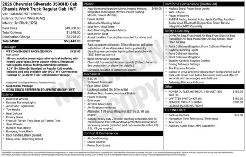 Photos of 2026 Chevrolet Silverado 3500HD Work Truck for sale in Omaha, NE at Gregg Young Chevrolet of Omaha
