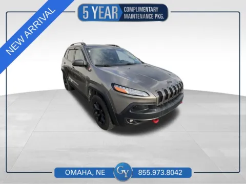 Brown 2017 Jeep Cherokee Trailhawk for sale in Omaha, NE
