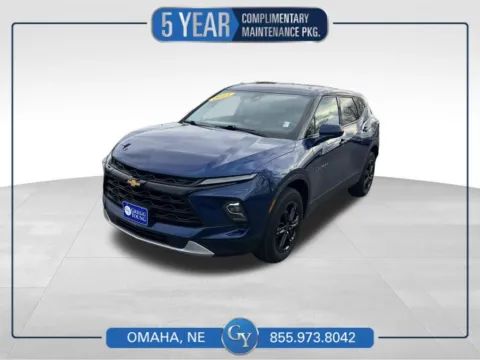 Blue 2023 Chevrolet Blazer LT for sale in Omaha, NE