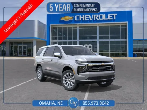Gray 2026 Chevrolet Tahoe Premier for sale in Omaha, NE