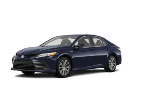 Blue 2021 Toyota Camry Hybrid LE for sale in Omaha, NE
