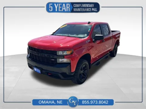 Red 2019 Chevrolet Silverado 1500 Custom Trail Boss for sale in Omaha, NE